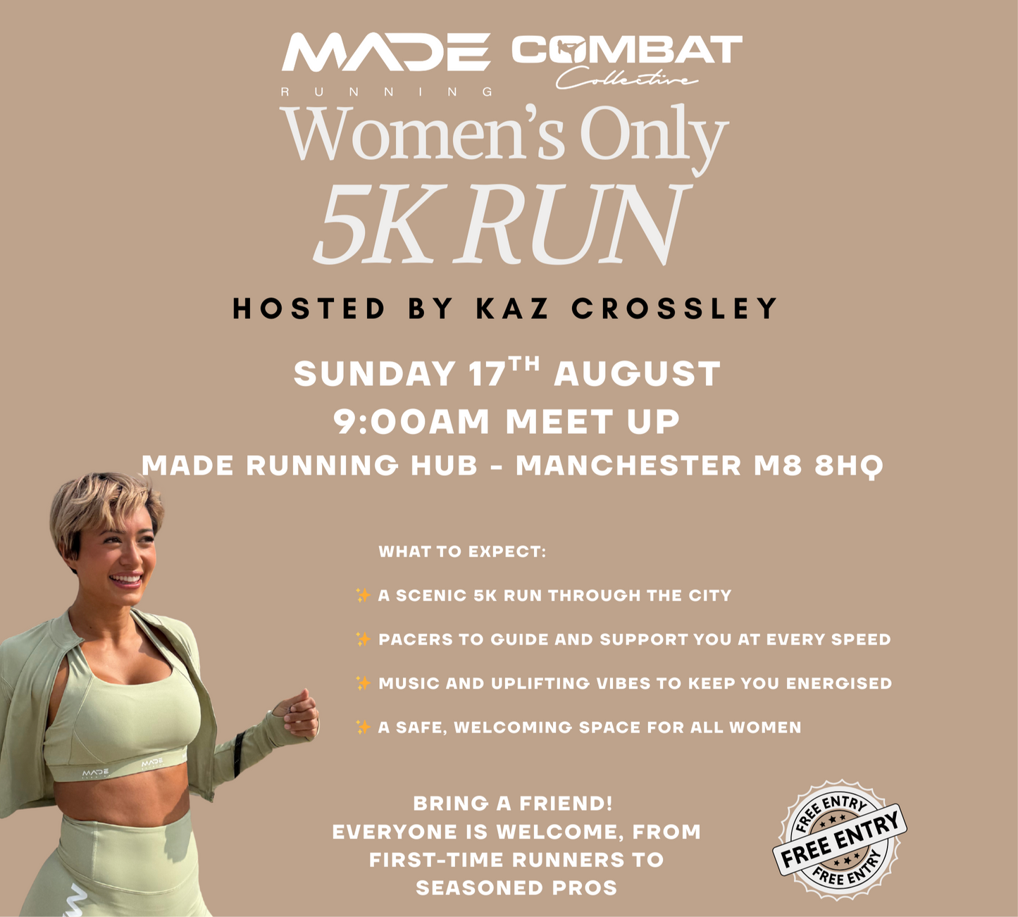 Woman only fitness event