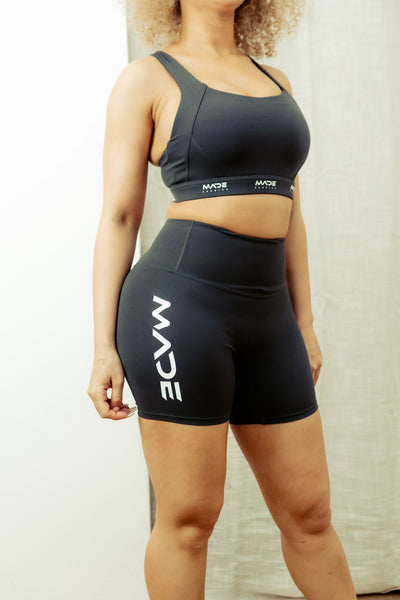 High Waisted Logo Shorts